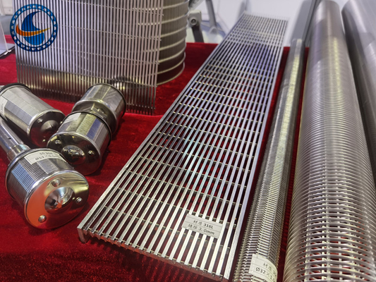 Ss 321 Johnson Wedge Wire Screen Flat For Petrochemical Engineering