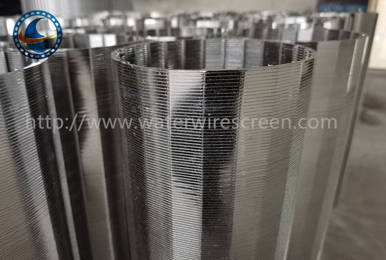 0.08mm Slot Opening Stainless Steel Wedge Wire Screen