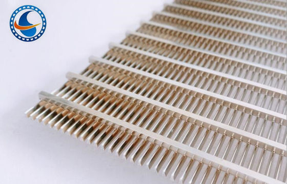1.0mm Slot Stormwater Runoff Outfall Wedge Wire Screen Panels 316l