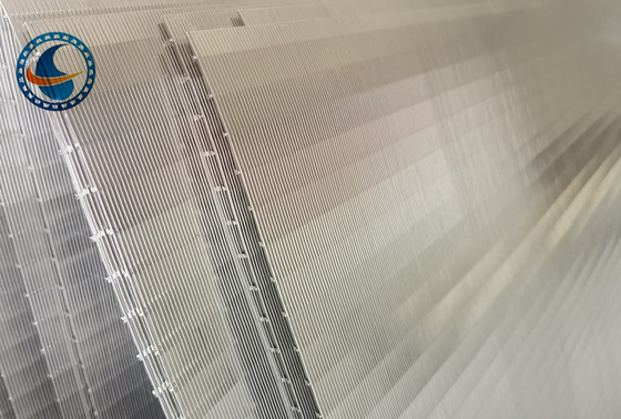 Ss 321 Johnson Wedge Wire Screen Flat For Petrochemical Engineering