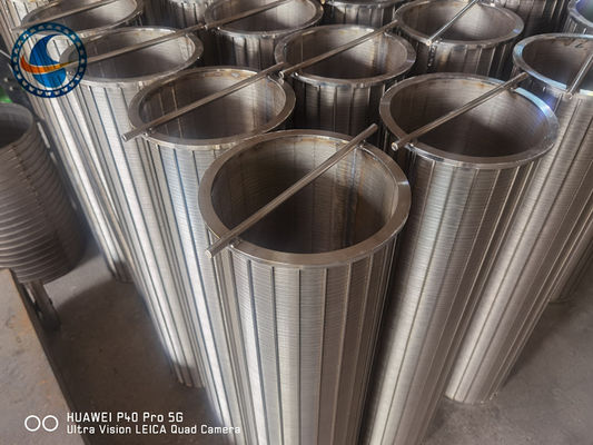 Stainless Steel 316L Vee Shaped Wire Wedge Wire Screen Pipe