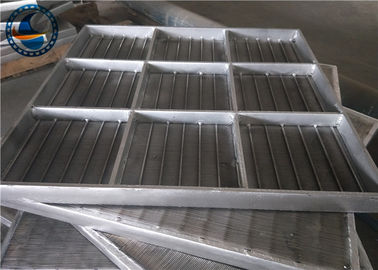 Johnson Stainless Steel Wedge Wire Screen Customizable For Mining Machinery