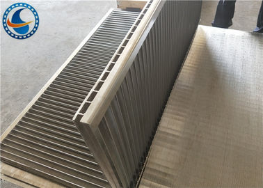Johnson Stainless Steel Wedge Wire Screen Customizable For Mining Machinery