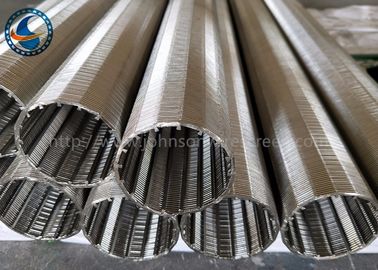 100 μm Rewind Industrial Wedge Wire Screen , From Inside To Outside Filter Type