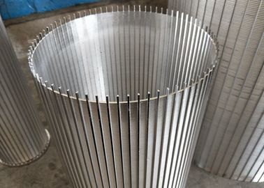 Funnel Type Rotary Screen Drum / Reverse Wedge Wire Screen Cylinders