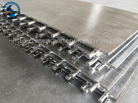0.5mm Slot Sus304 Flat Johnson Screens With Round Support Bar