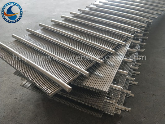 0.5mm Slot Sus304 Flat Johnson Screens With Round Support Bar