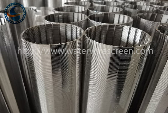 0.08mm Slot Opening Stainless Steel Wedge Wire Screen