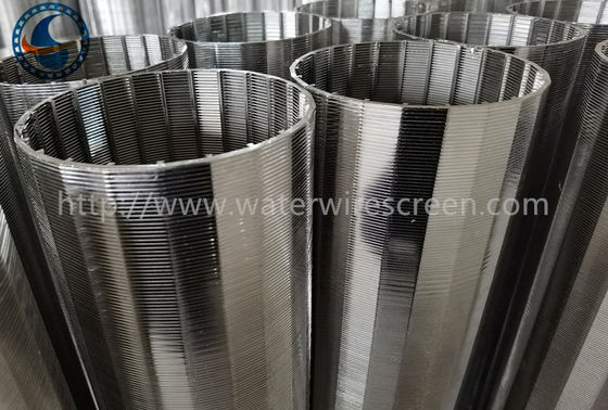 0.08mm Slot Opening Stainless Steel Wedge Wire Screen