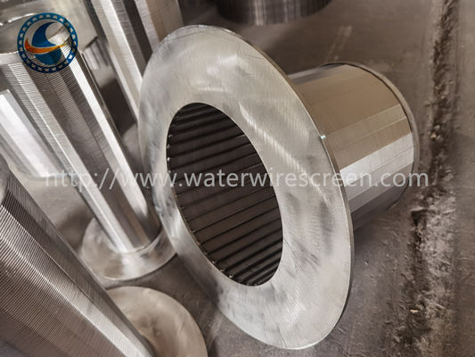 Stainless Steel 304 Resin Trapper Wedge Wire Screen Pipe With 150um Gap