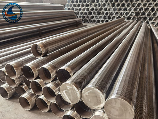 Johnson Wire Wrapping 304 Stainless Steel Sand Control Screens 2900mm Length