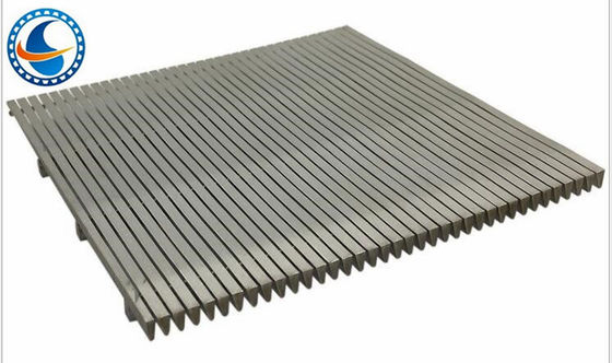 Flat Profile Acid Washing Wedge Wire Screen Panels Stainless Steel 304