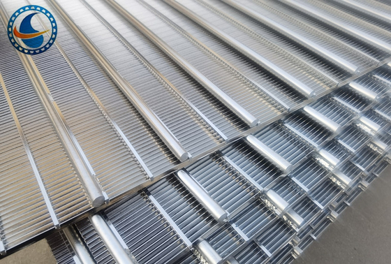500um Aisi 304 Slot Wedge Wire Screen Panels For Filtration
