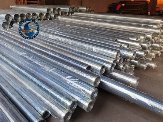 3-1/2" Slot 20 V Wire Screen Pipe Low Carbon Galvanized