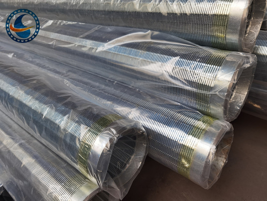3-1/2" Slot 20 V Wire Screen Pipe Low Carbon Galvanized