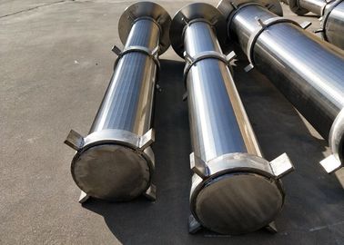 Ekran ze stali nierdzewnej V owinięty drutem o średnicy 29 mm i żwirem