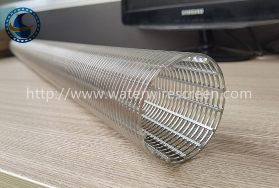 Ss304 Czyste okrągłe uzwojenie 2 mm szczelinowe sito z drutu klinowego Solidna separacja cieczy