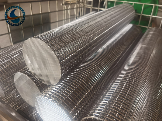 Duplex Steel 2507 Ciągła rura klinowa z rowkiem