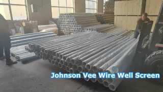 Siatki studniowe ocynkowane niskoemisyjne Johnson Vee Wire