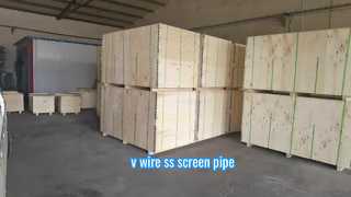 OD12-3/4" 325 mm SS 316L Slot 40 Ekrany studni wodnych