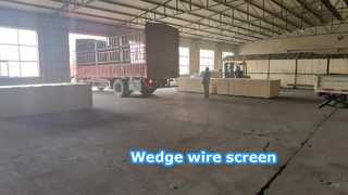 Produkcja ekranów z drutu klinowego SS 321